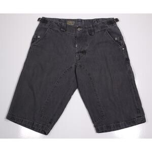 Sharpeye Suiceyed Black Denim Shorts Baggy Y2k 90s Selvedged Japanese Denim XL